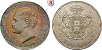 Portugal 500 Reis 1908 Emanuel II., 1908-1910 ss-vz / vz 44.43 &pound;  +  8.46 &pound; shipping