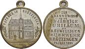 Baden-Br&ouml;tzingen, Stadt Medaille 1895 Mit angepr&auml;gter Trageoese, Versilb... 25.39 &pound;  +  21.16 &pound; shipping