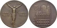 Medaillen von Hans Schwegerle 1882 bis 1950 Stralsund, Stadt, Bronze-Medaille 1928 Kl.Rf., EF