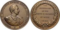 Brandenburg-Preussen Bronze-Medaille 1890 Wilhelm II. 1888-1918. Schöne Patina, selten, UNC-