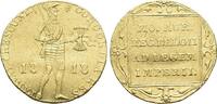 Niederlande-Königreich Gold-Dukat 1818 Wilhelm I. 1815-1840. VF-EF