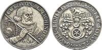 Personenmedaillen AR-Medaille 1980 Berlichingen, Götz von *1480 Jagsthausen +1562 Schloss Hornberg, Reichsritter aus schwäbischem Adel. Patina, U...