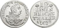 Brandenburg-Preussen 1/12 Taler 1752 C Friedrich II. 1740-1786, Münzstätte Kleve. Winz.Sf., UNC-