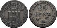 Westfalen-Königreich Hieronymus Napoleon 1807-1813. 20 Centimes 1812  C sehr schön - vorzüglich