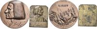 Musik Bronze-Medaille o.Jahr 1988 Liszt, Franz *1811 +1886, ungarisch-&ouml;s... 97.33 &pound;  +  21.16 &pound; shipping