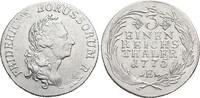 Brandenburg-Preussen 1/3 Taler 1775 E Friedrich II. 1740-1786, Münzstätte Königsberg. Rd.d.Vs.min.justiert, EF