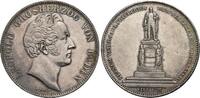 Baden-Durlach Doppeltaler 1844 Leopold 1830-1852. Winz.Kr., schöne Patina, EF