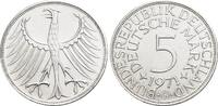 Bundesrepublik 5 Mark 1971 G vorzüglich - Stempelglanz 10.40 £  +  8.67 £ shipping