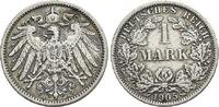 Deutsches Reich Mark 1905 A sehr sch&ouml;n 11.85 &pound;  +  21.16 &pound; shipping