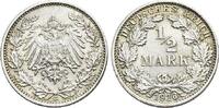 Deutsches Reich 1/2 Mark 1916 G Min.Rf., vorz&uuml;glich - Stempelglanz 7.62 &pound;  +  21.16 &pound; shipping