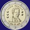 Belgie 2 Euro Louis Braille -