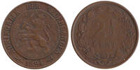 Nederland Koninkrijk 2½ Cent Wilhelmina 1890-1948 -