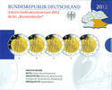 Duitsland 5x 2 Euro 2012 Complete set van 5 Muntplaatsen - Bayern Proof 25.58 £  +  21.67 £ shipping
