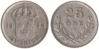 Sweden 25 Öre Gustav V (1907-1950). -