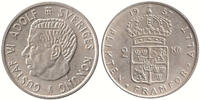 Sweden 2 Kronor Gustaf VI Adolf (1950-1973) -