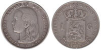 Nederland Koninkrijk 1 Gulden Wilhelmina 1890-1948 -