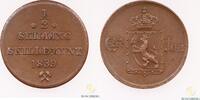 Mynter 1/2 Skilling 1839 Norge Kv 01 88.46 £  +  14.74 £ shipping