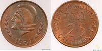 Mynter 25 Centimos 1937 Spain - Ibi  Kv AU  51.60 £  +  14.74 £ shipping