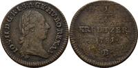 RDR Ungarn Kremnitz 1/4 Kreuzer Joseph II., 1780-1790 -