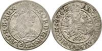 RDR Habsburg Schlesien Breslau 3 Kreuzer Leopold I., 1657-1705. -