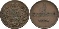 Württemberg 1/2 Kreuzer Wilhelm, 1816-64 -