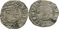 RDR Ungarn Habsburg Kremnitz Denar 1581 Rudolph II., 1576-1612 Prägeschwächen, aEF