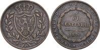 Italien Sardinien 5 Centesimi Karl Felix, 1821-1831 -