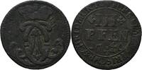 Bistum Münster 3 Pfennige 1740 Clemens August von Bayern, 1719-1761 ss 10.41 £ Tax included +  6.07 £ shipping