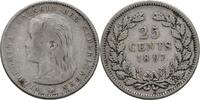 Niederlande 25 Cents Wilhelmina, 1890-1948 -