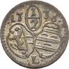 Salzburg, Bistum Einseitiger 1/2 Kreuzer Leopold Anton Eleutherius Freiherr von Firmian 1727-174 -