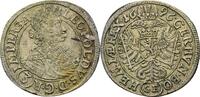 RDR Böhmen Prag 3 Kreuzer 1696 Leopold I., 1657-1705 Schrötlingsfehler, EF