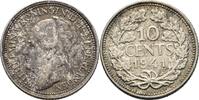 Niederlande 10 Cent Wilhelmina 1890-1948. -