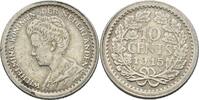 Niederlande 10 Cents Wilhelmina -