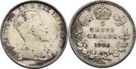 Kanada 5 Cents Edward VII. -