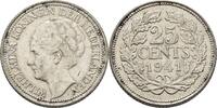 Niederlande 25 Cents Wilhelmina -