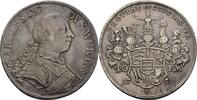 Württemberg Taler Karl Eugen, 1744-1793. -