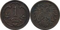 Österreich Ungarn 1 Heller Franz Joseph I.,1848-1916 -