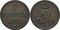 Hannover 1 Pfennig Georg V. 1851-1866 -