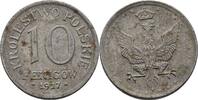 Geplantes Königreich Polen 10 Fenigow 1917 ss 10.40 £  +  8.67 £ shipping