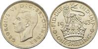 Großbritannein 1 Shilling 1943 George VI., 1936-1952 ss 13.00 £  +  8.67 £ shipping