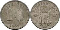 Schweden 10 Öre 1907 ss 10.40 £  +  8.67 £ shipping