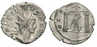 RÖMISCHE KAISERZEIT Antoninian Gallienus, 253 - 268, Mzst.Köln -