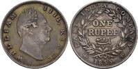 British Indien Rupee Wiliam, 1830 - 1837. -