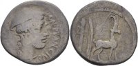 RÖMISCHE REPUBLIK Denar Cn. Plancius, 55 v. Chr. -
