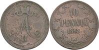 Finnland 10 Penniä Alexander II. -