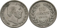 Niederlande 10 Cent Wilhelm III. 1849-1890 -