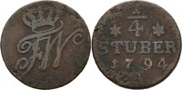 Preussen Berlin 1/4 Stüber Friedrich Wilhelm II., 1786-1797 -
