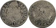 RDR Schlesien Breslau 3 Kreuzer Ferdinand III., 1637-1657. -