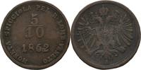 Österreich Habsburg Wien 5/10 Soldo Franz Joseph, 1848 - 1916. -