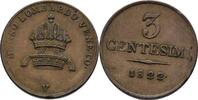Österreich Lombardei Venetien 3 Centesimi Franz II./I., 1792 - 1835 -